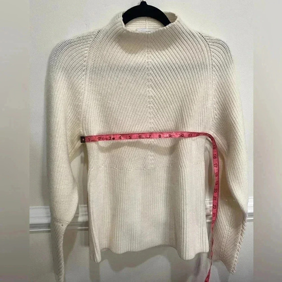 Rebecca Taylor Backless MockNeck Wool Sweater Sz - Picture 11 of 12